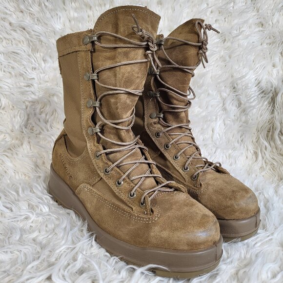 Belleville Other - Belleville C790ST Men's 8.5 Coyote Waterproof Steel Toe Flight & Combat Boot